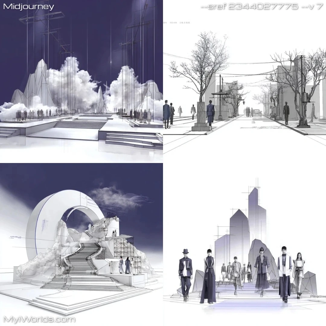 Futuristic-3D-rendering-with-cool,-ambient-lighting.