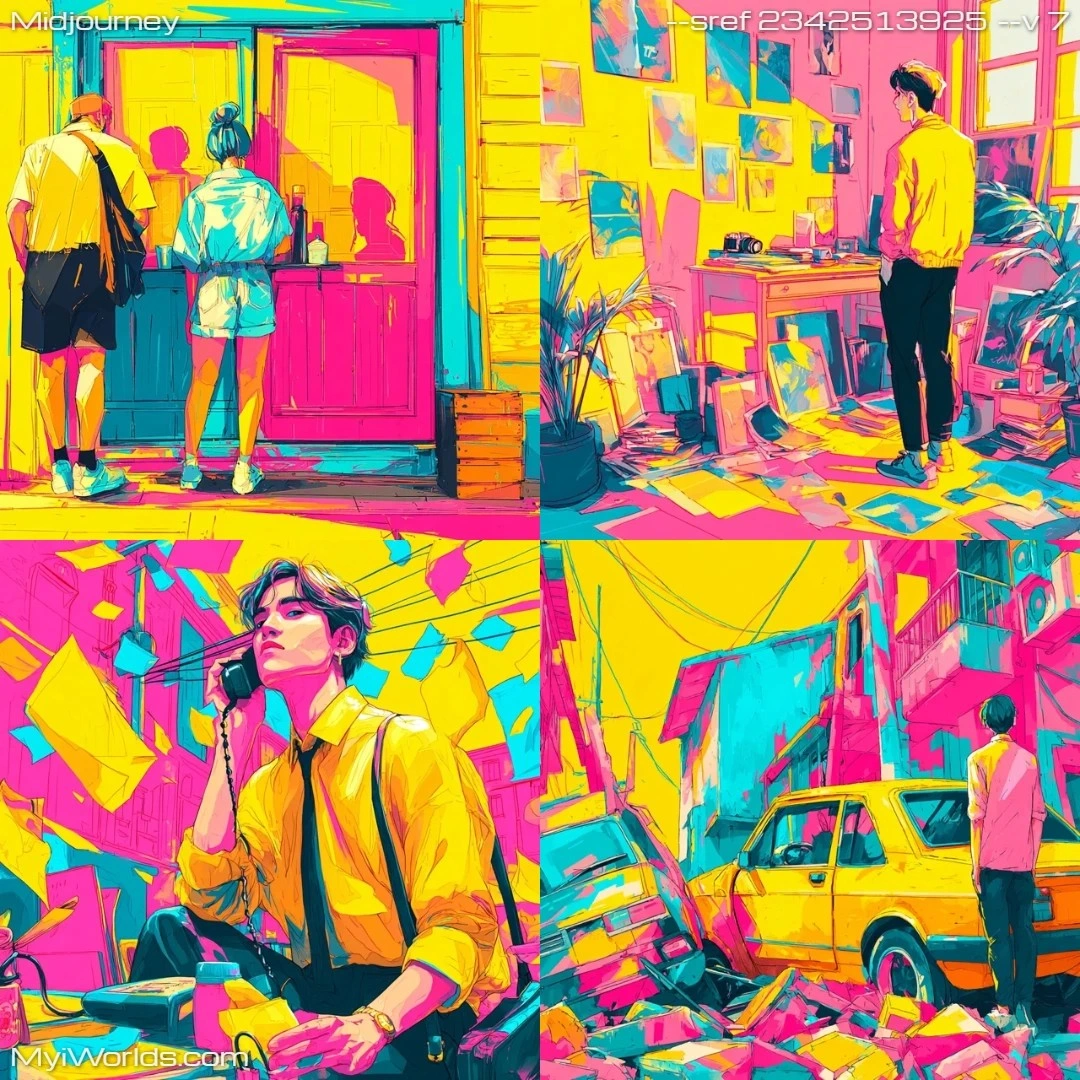Stylized-digital-comic-with-vibrant-colors.
