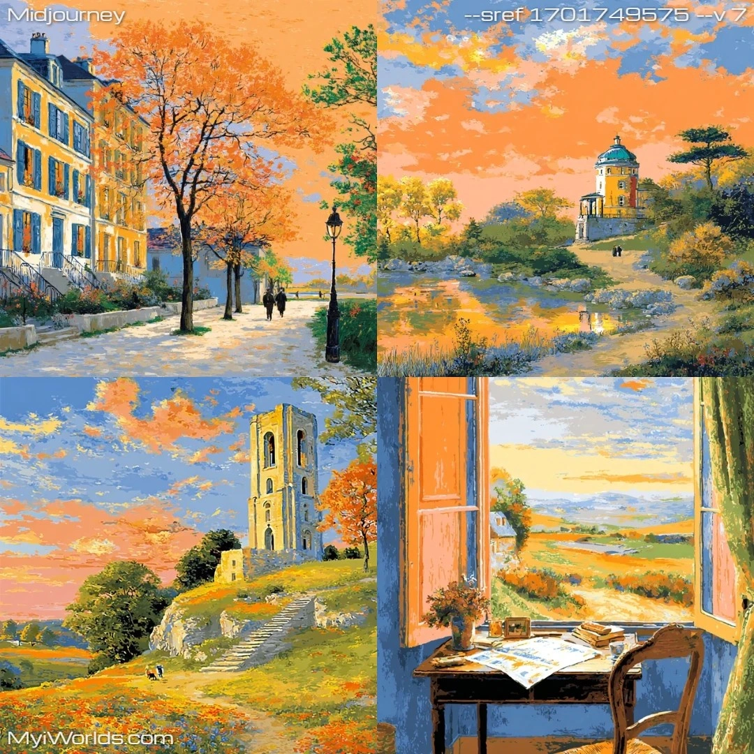 Post-Impressionist-oil-painting-with-high-contrast-and-a-focus-on-natural-light.