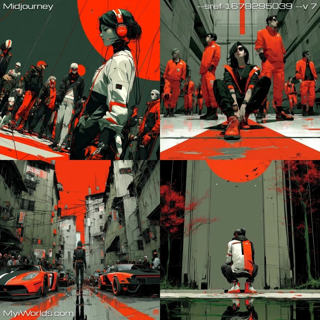 Manga-comic-book-art-with-a-monochrome-palette-dominated-by-reds-and-grayscale-tones.