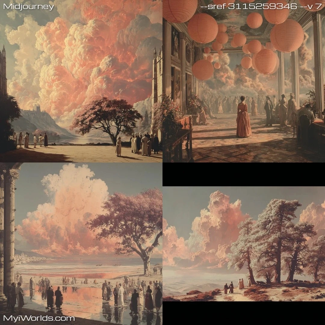 Realistic-painting-with-light-infusing-the-scene,-showcasing-monochromatic-color-palette.
