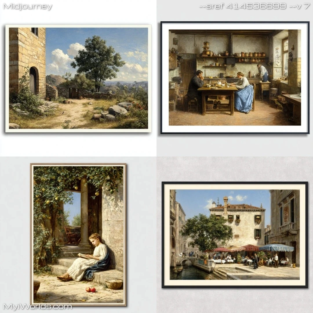 Photorealistic oil painting with high contrast.