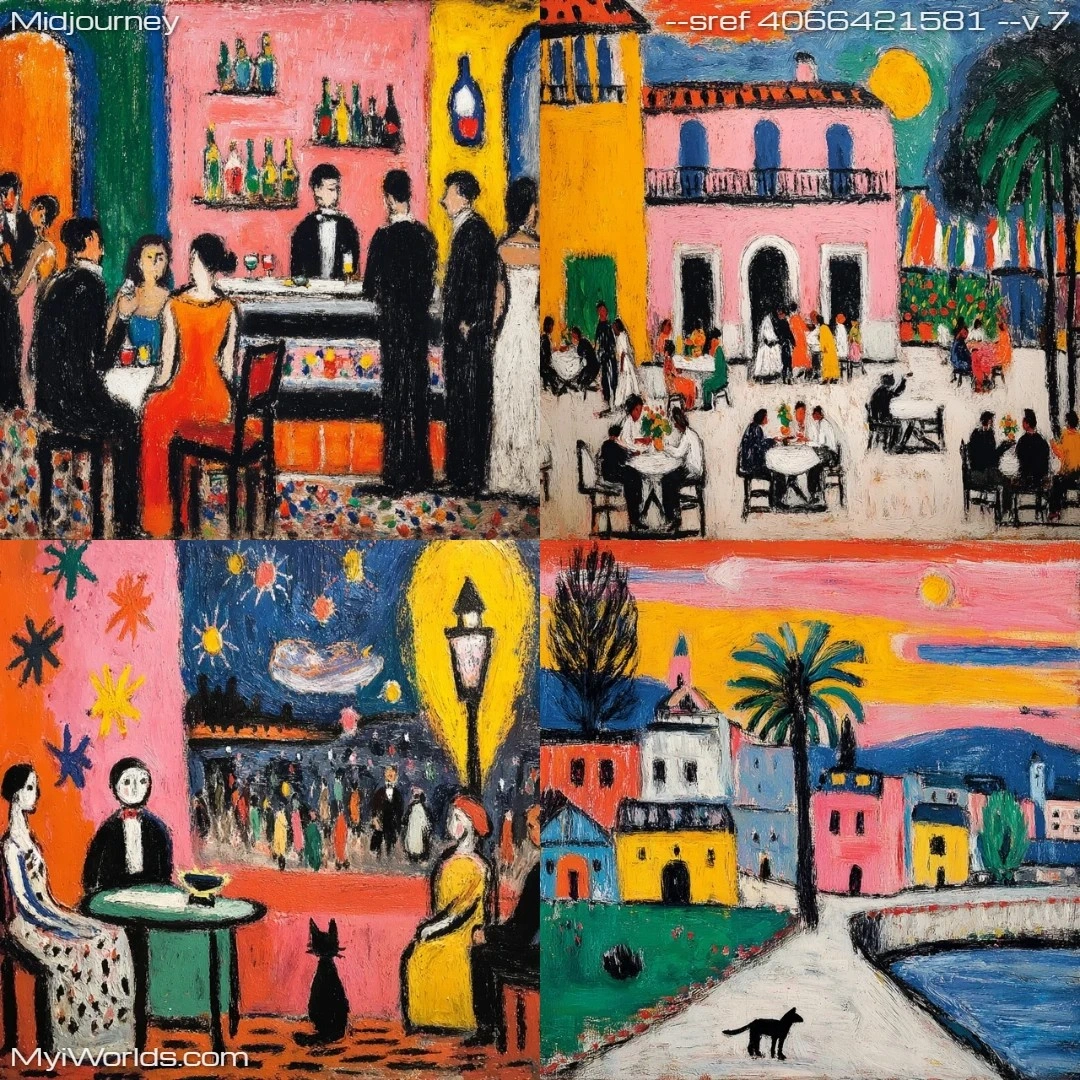 Expressionistic-post-impressionistic-pastel-painting-with-figurative-style.