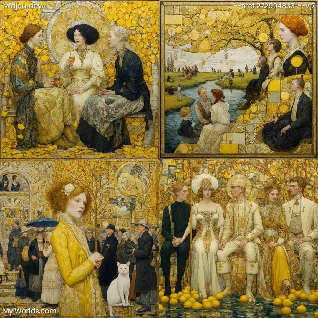 Stylistic-narrative-art-featuring-golden-hues-and-highly-detailed-figures.