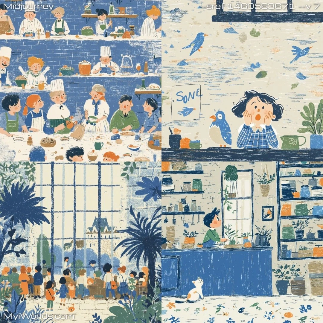 Limited-palette-comic-art-illustration-featuring-a-figurative-style.
