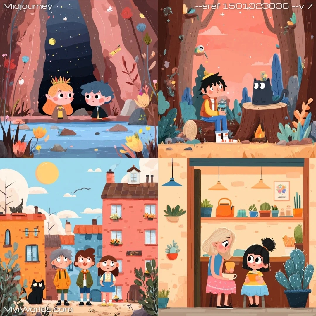 Cartoon-stylization-with-vibrant-colors-and-comic-book-artistic-influences.